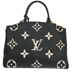 Louis Vuitton Grand Palais Bicolor Monogram Empreinte Black Beige